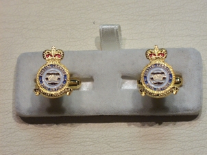 RAF Coastal Command enamelled cufflinks - Click Image to Close